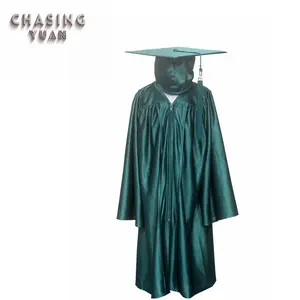 2019 Preschool Kids Shiny Afstuderen Cap Gown en Kwastje