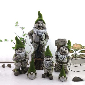 Niño y niña con linterna figura de jardín Gnomo decoración de enano de jardín - Product Image 5