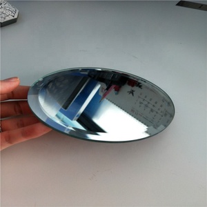 Bougeoirs <span class=keywords><strong>en</strong></span> <span class=keywords><strong>verre</strong></span> de haute qualité pour décoration romantique, plats de bougies, miroirs ronds - Product Image 3