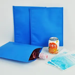 Kadınlar için Soğutucu Öğle Yemeği Çantası/Olmayan Dokuma izolasyonlu öğle yemeği soğutma çantası