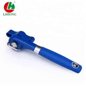 Caliente Color azul Manual de agarre suave borde suave seguridad Tin Opener - Product Image 2
