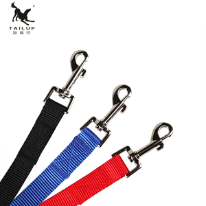 Correa de cuerda de nailon larga S/M para perros Patrón sólido con decoración de cinta Plomo para mascotas - Product Image 4
