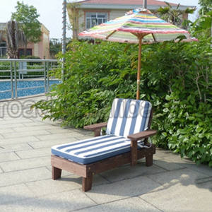 Chaise longue moderne en <span class=keywords><strong>bois</strong></span> d'extérieur pour la plage l'hôtel piscine ou la pêche <span class=keywords><strong>bain</strong></span> <span class=keywords><strong>de</strong></span> <span class=keywords><strong>soleil</strong></span> design pliable avec logo OEM - Product Image 2