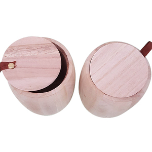 Barril de madera para almacenamiento de granos de café, nuevo diseño, 500ml - Product Image 5