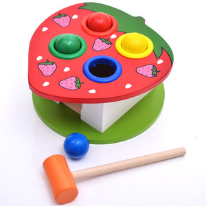 animados de animales de madera de los niños pronto enseñar <span class=keywords><strong>sabidur</strong></span>ía juguetes niños bebé llamando a juego juguete - Product Image 4
