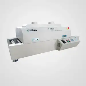 Mini Reflow fırın fiyat T960W konveyör kanal smt reflow fırın T960 reflow fırın makinesi