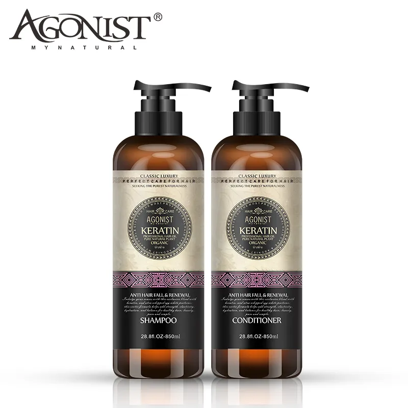 AGONIST Hair Care, Keratin Shampoo / Conditioner, Anti-Hari Fall & Renewal, B17/B18