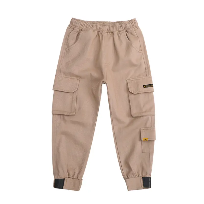 Wholesale Kids Clothes Boys Cargo Pants Trousers Baggy Chino Work Long Pants for teens boys pants