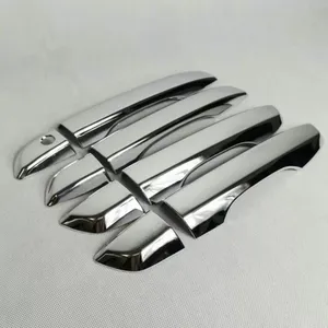 4Pcs ABS Chrome Cửa Xe Xử Lý Bên Ngoài Trang Trí Bao Gồm Khung Trims Đối Với Honda Civic 10th 2016-2018 Phụ Kiện Xe Hơi