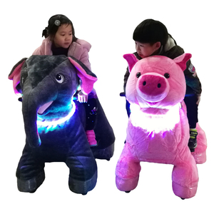 Scooter électrique en peluche poney jouets en peluche kiddie - Product Image 5