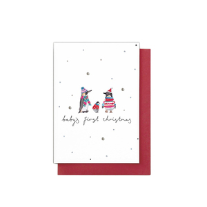 2018 Popular pingüinos de Scrapbooking sobre felicitación Feliz Navidad Tarjeta de música - Product Image 4