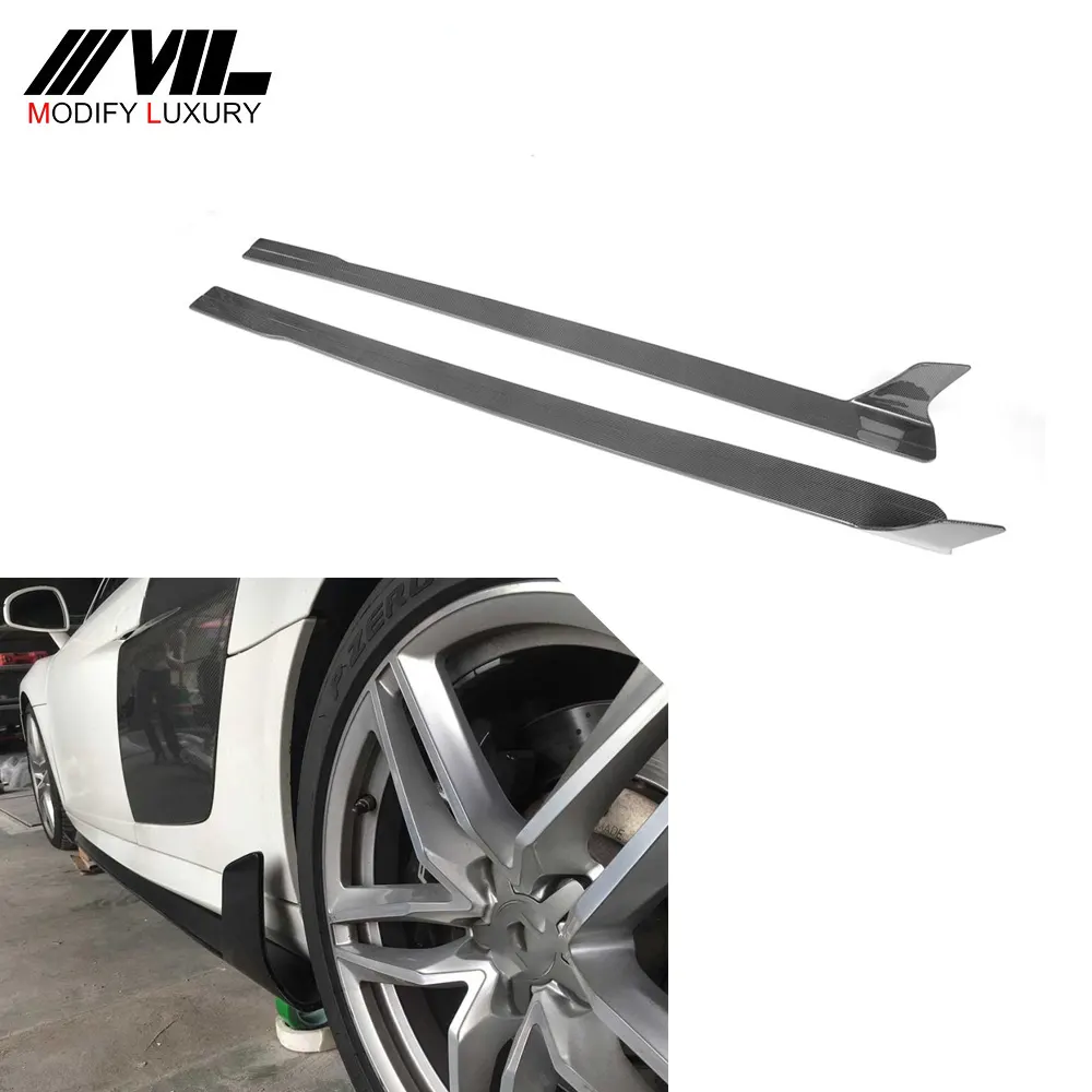 Carbon Tuning R8 Seite Lip Rock für Audi R8 GT V8 V10 2008-2015