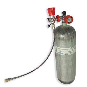 Bombola in Fibra di Carbonio 6.8L DOT 300bar/30mpa/4500psi <span class=keywords><strong>per</strong></span> <span class=keywords><strong>Immersioni</strong></span> <span class=keywords><strong>Subacquee</strong></span> con Valvola e Stazione di Riempimento - Product Image 5