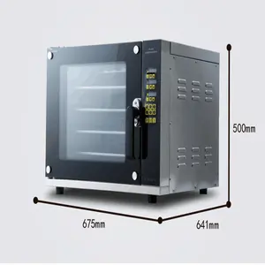 4 layer small electric convection bread baking oven with steam