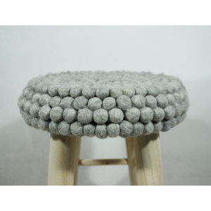 Haute qualité <span class=keywords><strong>tabouret</strong></span> rond en <span class=keywords><strong>bois</strong></span> de <span class=keywords><strong>4</strong></span> <span class=keywords><strong>pieds</strong></span> avec feutre tapis de balle - Product Image 4
