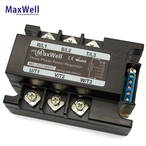 Pidmaxwell MS-3VD3860C 3-Phasen 60 Ampere 4-20mA Industrieller Heizungs-Spannungsregler SSR mit Schnellsicherung & Überhitzungsschutz - Product Image 2