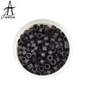 Micro anneaux pour extensions <span class=keywords><strong>de</strong></span> <span class=keywords><strong>cheveux</strong></span> en Aluminium, 3.5mm, haute qualité, perles, vente en gros - Product Image 1