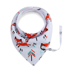 Bavoir en 100% coton avec anneau de dentition, Bandana, personnalisé, pour bébé - Product Image 6