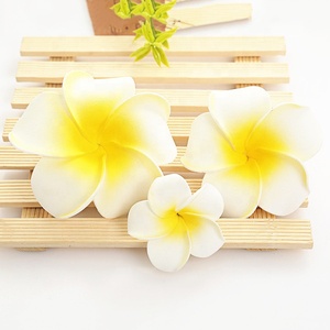 Flor <span class=keywords><strong>de</strong></span> Plumeria <span class=keywords><strong>de</strong></span> espuma Artificial para decoración <span class=keywords><strong>de</strong></span> sombreros, V-1102, venta al por mayor - Product Image 2