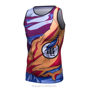 La bola del dragón del <span class=keywords><strong>Anime</strong></span> Z Tank <span class=keywords><strong>Top</strong></span> deportivos desgaste camiseta sin mangas - Product Image 5