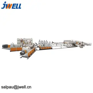 Jwell PVC WPC Busa Papan Garis Ekstrusi