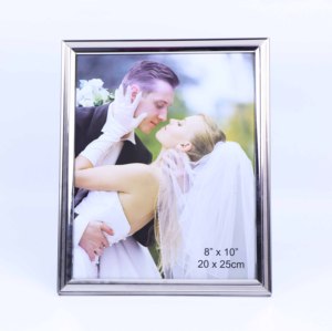 Bạc sáng bóng khung ảnh, 4x6 "5x7" 8x10 "khung ảnh, kim loại quà tặng cho nhà và văn phòng - Product Image 3