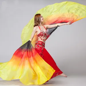 kelebek kostümleri yetişkin Suppliers-Saf ipek dans sahne yeni Isis Belly Dance Wings övgü dans kanatları yetişkin