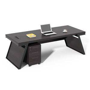 2019 haute qualité mobilier de bureau pdg moderne bureau exécutif pas cher classique pdg bureau ensemble - Product Image 1