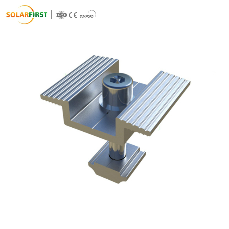 Солнечный Средний зажим для системы заземления и крыши PV