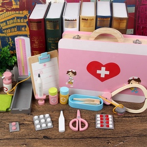 Juego Gabinete <span class=keywords><strong>de</strong></span> la medicina médico aparato médico Doctor niños <span class=keywords><strong>de</strong></span> <span class=keywords><strong>juguete</strong></span> <span class=keywords><strong>de</strong></span> madera - Product Image 2