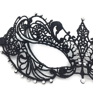 Maschere per Feste in 3 Colori, <span class=keywords><strong>Maschera</strong></span> Nera in Pizzo per Occhi, Maschere 3D per Mascherata - Product Image 4