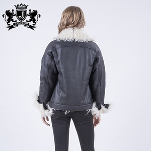 Nuevo diseño de ropa de invierno ruso Real de piel de oveja de piel de visón <span class=keywords><strong>abrigo</strong></span> de piel - Product Image 6
