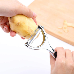 Éplucheur <span class=keywords><strong>en</strong></span> acier inoxydable, broyeur de fruits et légumes, coupe-raboteuse, râpe à pommes de terre et carottes, outil de cuisine - Product Image 3