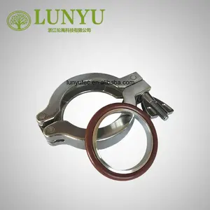 Vacuum Fittings Stainless Steel KF Clamp With Centering For Semiconductor