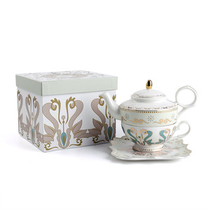 Al por mayor el último diseño <span class=keywords><strong>de</strong></span> cerámica verde tetera una taza <span class=keywords><strong>de</strong></span> té <span class=keywords><strong>para</strong></span> un regalo - Product Image 1