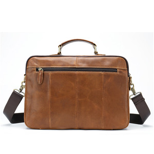 fábrica 8622 oficina de cuero bandolera Portátil Bolsa con <span class=keywords><strong>el</strong></span> logotipo para los hombres maletín Vintage gancho de la bolsa 2019 - Product Image 4