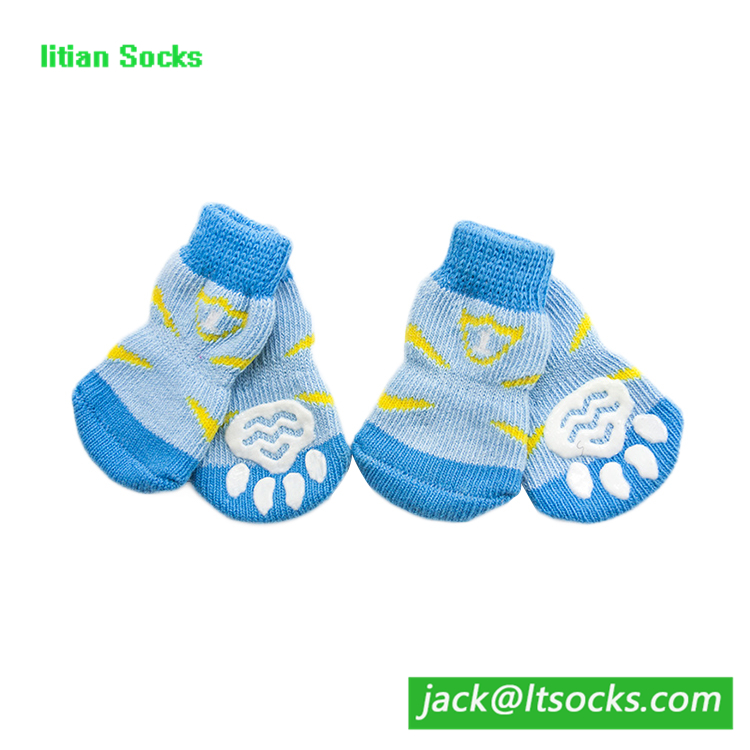 Пользовательские Зимние удобные собаки Вязание гетры толстые носки