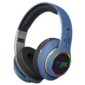 Stereo thể thao Không Dây Màu Xanh răng Tai Nghe Tai Nghe Headphone