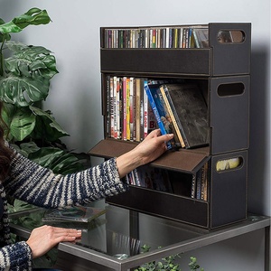 <strong>DVD</strong> <strong>Storage</strong> <strong>Box</strong> with Powerful Magnetic Opening Holds 28 <strong>DVD</strong> BluRay PS4 Video Games for Media Shelf <strong>Storage</strong> Organization - Product Image 3
