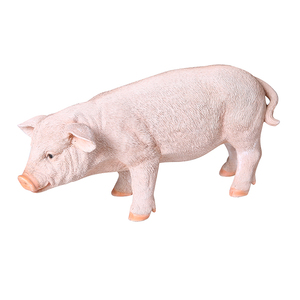 Interior y la vida al aire libre tamaño polyresin cerdo figuras personalizada decoración <span class=keywords><strong>del</strong></span> hogar encantador cerdo de figuras - Product Image 2