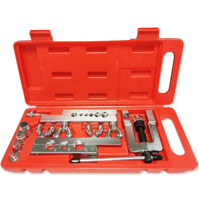 Koeling/Ac 45 Graden Traditionele Extrusie Type Rem Pijp/Buis Affakkelen En Uitstampen Tool Kit Set