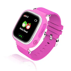 Gsm gps kid phone wrist security sim baby v80 kids smart gps watch