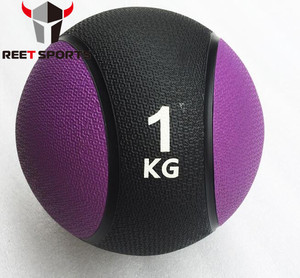 Pelota antideslizante de goma para Fitness, Bola de tonificación para ejercicio, pelota de entrenamiento pesada - Product Image 6
