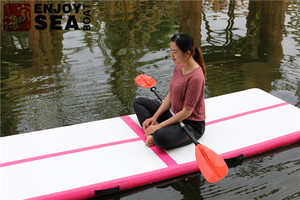 <span class=keywords><strong>Pista</strong></span> de aire inflable de punto de caída de doble capa para gimnasio para ajuste de aguas oceánicas - Product Image 5