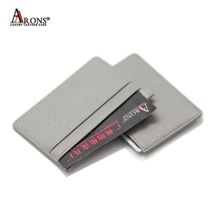 titular de la <span class=keywords><strong>tarjeta</strong></span> de identificación de la venta caliente Real correa de cuero de la <span class=keywords><strong>tarjeta</strong></span> de identificación de la cubierta - Product Image 2