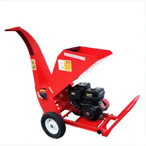 Low price diesel engine mobile new condition wood chipper for sale