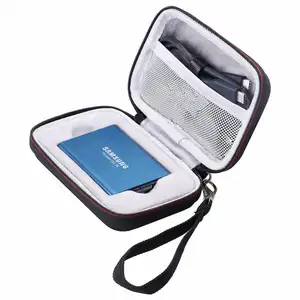 Shockproof EVA Carrying Hard Disk Case compatible with for SAMSUNG Portable SSD T5 HDD Case