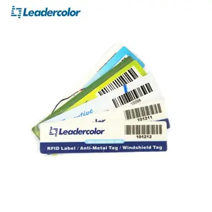 Leadercolor Customized Passive UHF RFID Waterproof Windshield Tag For Long Range