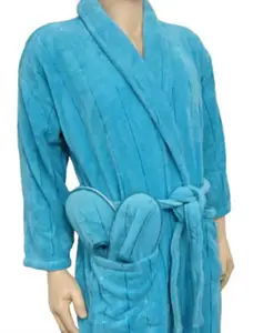 Хлопковое супервпитывающее длинное кимоно, банный халат, зимнее кимоно для салона красоты, халаты для женщин, индивидуальный халат и Тапочки