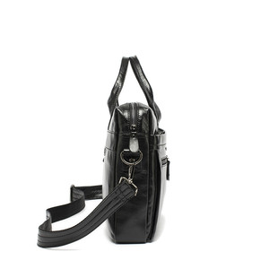 moda de cuero italiano 100 <span class=keywords><strong>Caballero</strong></span> Negro Vintage maletín de piel apretada de cuero genuino para hombres 1 unidades 9005 - Product Image 5